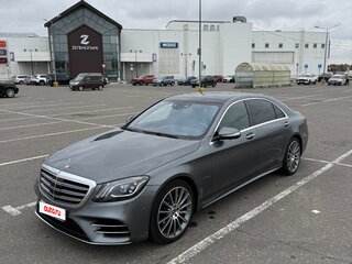 2020 Mercedes-Benz S-Класс 450 Long VI (W222, C217) Рестайлинг, серый, 5300000 рублей, вид 3