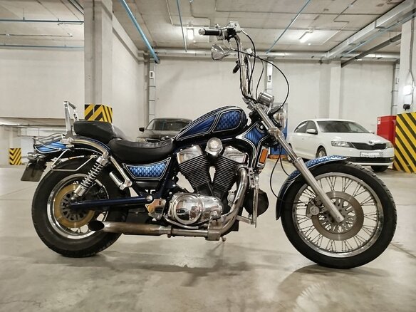 2001 Suzuki Intruder VS 1400, синий, 480000 рублей - вид 12