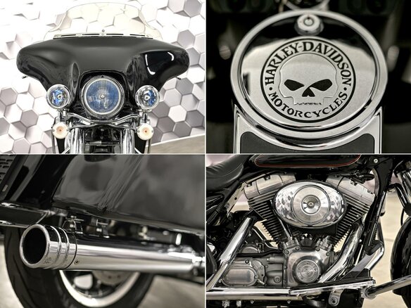 2002 Harley-Davidson Electra Glide, чёрный - вид 9