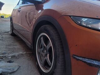 2008 Honda Civic VIII, оранжевый, 550000 рублей, вид 3