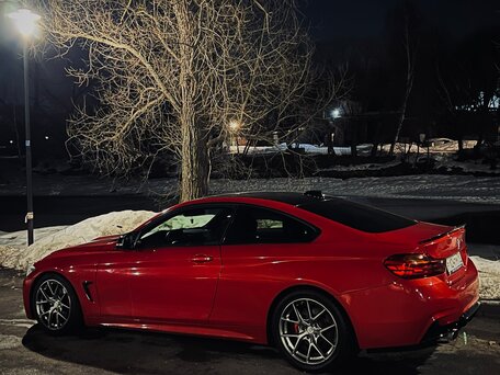2014 BMW 4 серии 420i F32/F33/F36, красный, вид 3