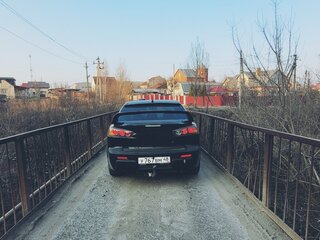 2007 Mitsubishi Lancer X, чёрный, 670000 рублей, вид 4