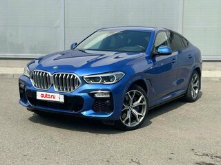 2020 BMW X6 40i III (G06), синий, 7290000 рублей, вид 1