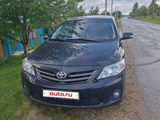 2013 Toyota Corolla X (E140, E150) Рестайлинг, чёрный, 1280000 рублей, вид 2