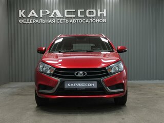 2021 Lada (ВАЗ) Vesta SW I, красный, 1050000 рублей, вид 3