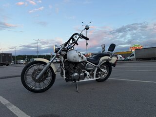 1997 Yamaha XVS400 Drag Star, белый, 198000 рублей, вид 2