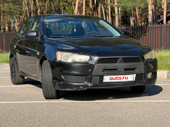 2008 Mitsubishi Lancer X, чёрный, 380000 рублей
