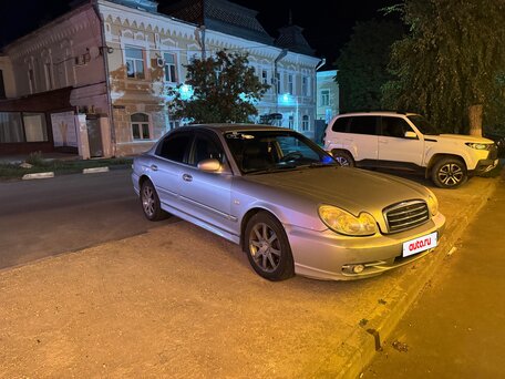 2004 Hyundai Sonata ТагАЗ IV (EF) Рестайлинг, серебристый, 250000 рублей, вид 3