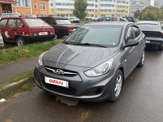 2012 Hyundai Solaris I, чёрный, 550000 рублей, вид 1