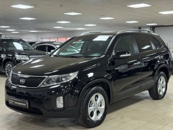 2013 Kia Sorento II Рестайлинг, чёрный, 1195000 рублей
