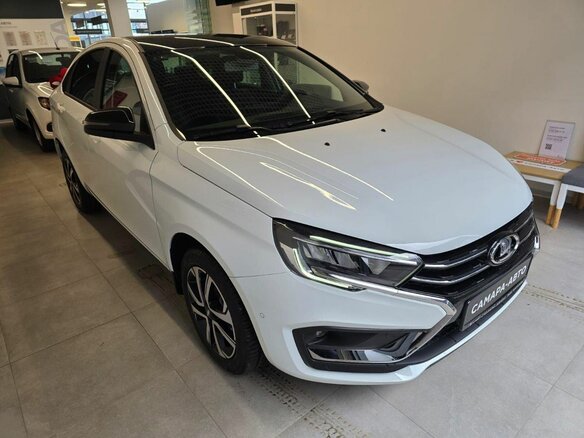 2026 Lada (ВАЗ) Vesta I Рестайлинг (NG), белый - вид 1