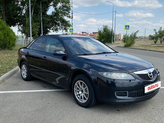 2006 Mazda 6 I (GG) Рестайлинг, чёрный, 590000 рублей, вид 4