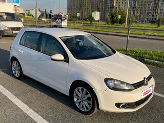 2009 Volkswagen Golf VI, белый, 900000 рублей, вид 5