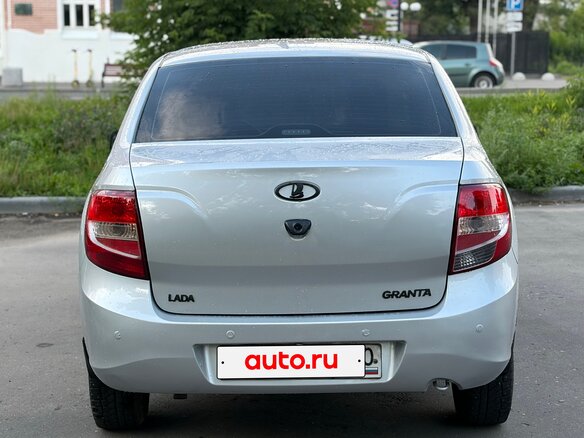 2012 Lada (ВАЗ) Granta I, серебристый - вид 5