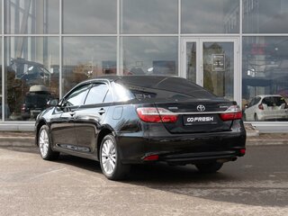 2015 Toyota Camry VII (XV50) Рестайлинг, чёрный, 1851100 рублей, вид 2