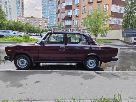 2007 Lada (ВАЗ) 2107, пурпурный, 475000 рублей, вид 4