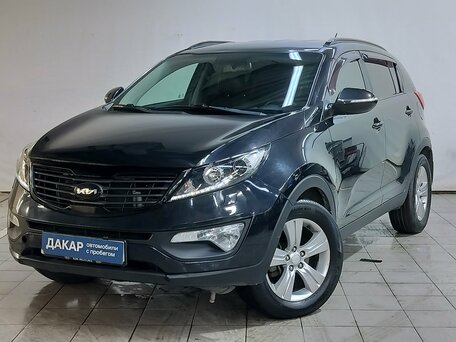 2011 Kia Sportage III, чёрный, 1300000 рублей, вид 1