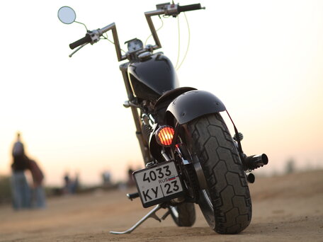 1994 Honda Steed 400, чёрный, 279123 рублей, вид 2