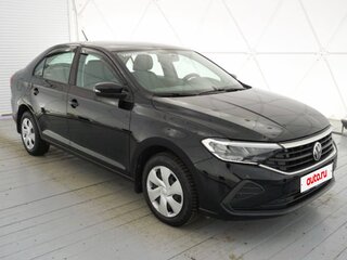 2021 Volkswagen Polo VI, чёрный, 2500000 рублей, вид 2