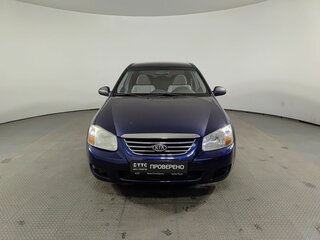 2007 Kia Cerato I Рестайлинг, синий, 370000 рублей, вид 2