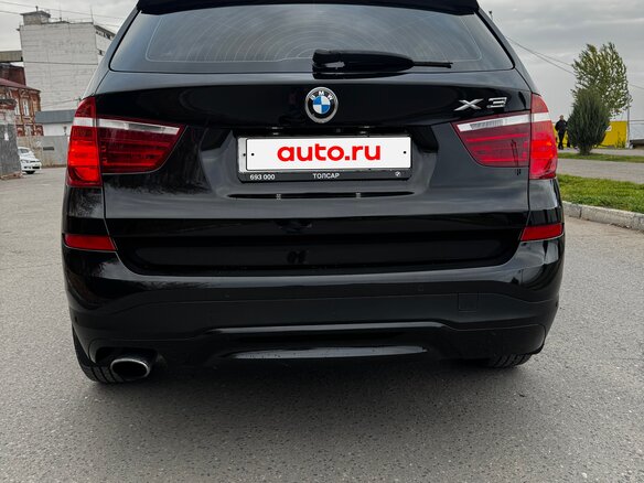 2014 BMW X3 20i xDrive II (F25) Рестайлинг, чёрный, 2800000 рублей - вид 3
