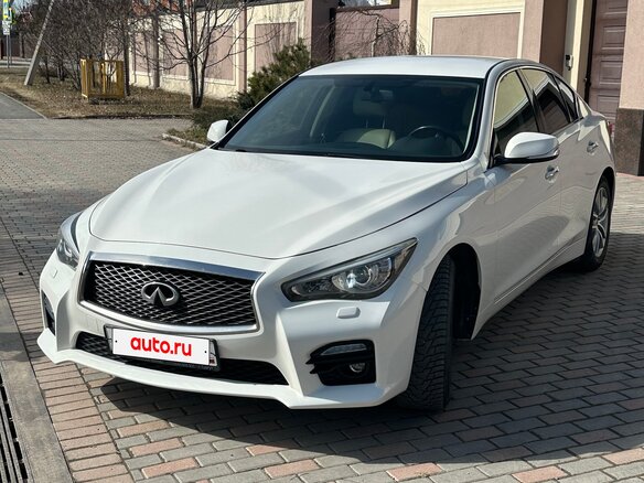 2014 Infiniti Q50 I, белый, 1780000 рублей - вид 1
