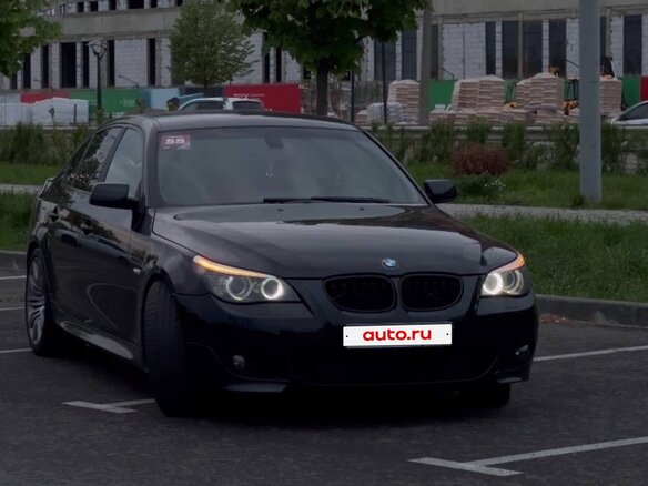2007 BMW 5 серии 530i V (E60/E61) Рестайлинг, чёрный, 1385000 рублей - вид 1