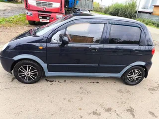 2005 Daewoo Matiz I Рестайлинг, синий, 190000 рублей, вид 3
