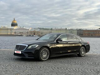 2018 Mercedes-Benz S-Класс 350 d Long VI (W222, C217) Рестайлинг, чёрный, 4950000 рублей, вид 1