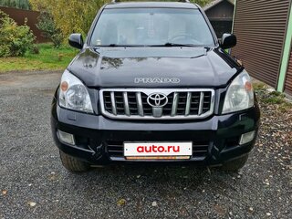 2005 Toyota Land Cruiser Prado 5-speed 120 Series, чёрный, 1250000 рублей, вид 1
