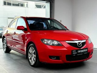 2007 Mazda 3 I (BK) Рестайлинг, красный, 449000 рублей, вид 3