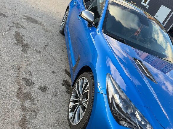 2018 Kia Stinger I, синий, 2150000 рублей - вид 1