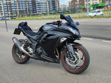 2013 Kawasaki Ninja 300, чёрный, 375000 рублей, вид 1