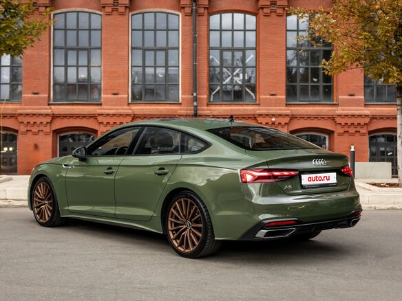 2021 Audi A5 Sportback 45 TFSI II (F5) Рестайлинг, зелёный, 4300000 рублей - вид 9