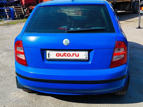 2001 Skoda Fabia I, синий, 300000 рублей - вид 3