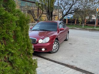 2004 Hyundai Sonata IV (EF) Рестайлинг, красный, 250000 рублей, вид 2