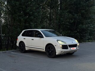 2008 Porsche Cayenne I Рестайлинг (957), белый, 1000000 рублей, вид 3