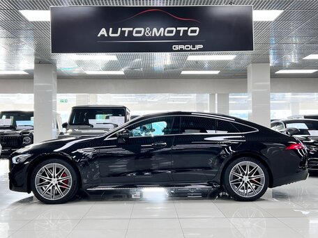 2025 Mercedes-Benz AMG GT 4-Door Coupe 43 I, чёрный, 12999000 рублей, вид 4