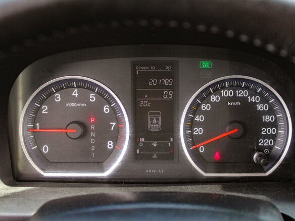 2007 Honda CR-V III, голубой - вид 13