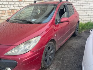 2006 Peugeot 307 I Рестайлинг, красный, 200000 рублей, вид 3