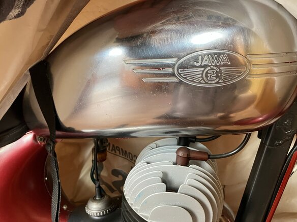 1960 Jawa 350/360, красный, 380000 рублей - вид 11