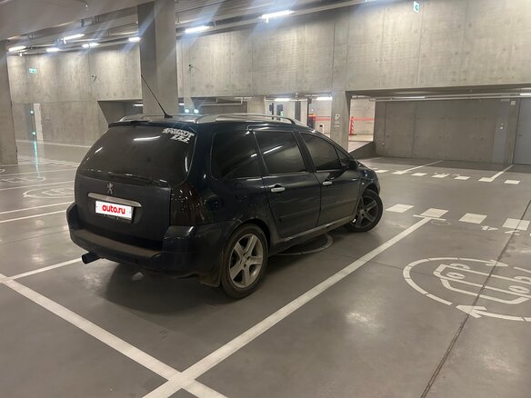 2007 Peugeot 307 I Рестайлинг, синий, 500000 рублей - вид 4