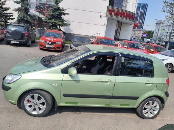 2007 Hyundai Getz I Рестайлинг, зелёный, 440000 рублей - вид 5