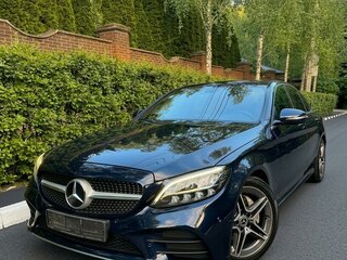 2020 Mercedes-Benz C-Класс 180 IV (W205) Рестайлинг, синий, 2595000 рублей, вид 3
