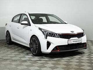 2021 Kia Rio IV Рестайлинг, белый, 1670000 рублей, вид 3