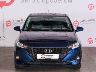 2021 Hyundai Solaris II Рестайлинг, синий, 1599000 рублей, вид 3