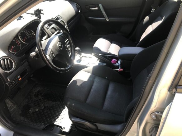 2006 Mazda 6 I (GG) Рестайлинг, серебристый, 490000 рублей - вид 6