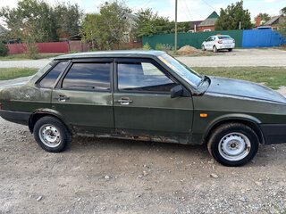 1997 Lada (ВАЗ) 21099, зелёный, 80000 рублей, вид 4