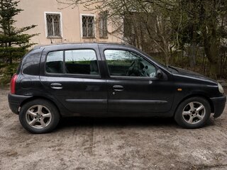 1999 Renault Clio II, чёрный, 229000 рублей, вид 3