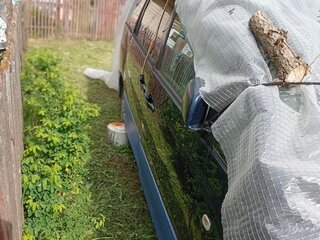 2003 Toyota Previa II (XR30, XR40), синий, 250000 рублей, вид 2